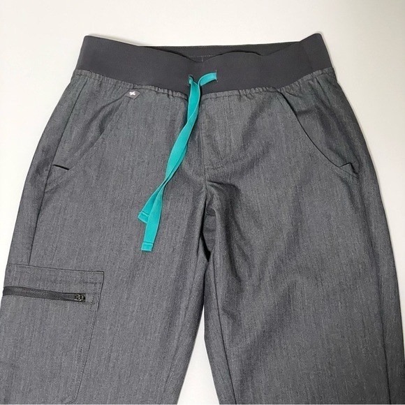 Figs Zamora Jogger Scrub Pants Graphite Grey XXS Petite - Picture 12 of 15